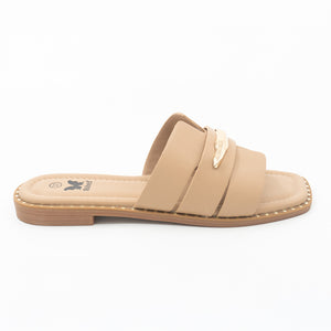 SANDALIA MUJER STHEF CASUAL BEIGE 8456