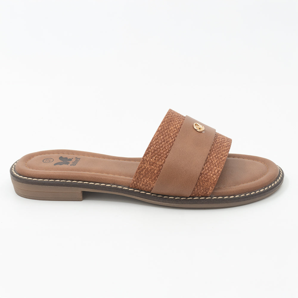 SANDALIA MUJER STHEF CASUAL COGNAC 8454