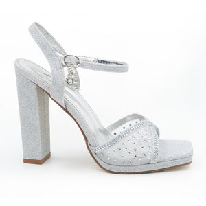 SANDALIA MUJER STHEF FIESTA PLATA 8518