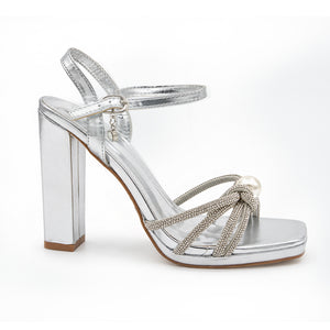 SANDALIA MUJER STHEF FIESTA PLATA 8517
