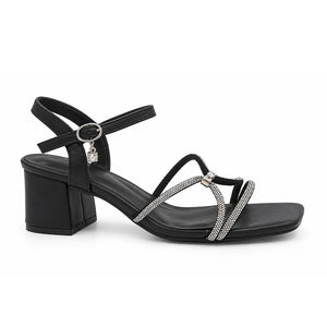 SANDALIA MUJER STHEF FIESTA NEGRO 8527