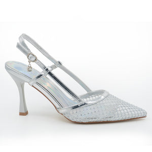ZAPATO MUJER STHEF FIESTA PLATA 8540