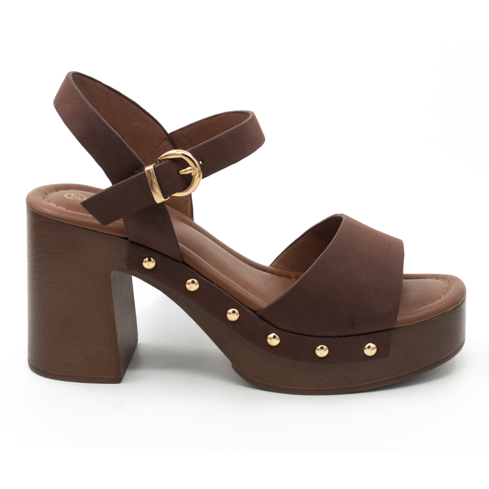 SANDALIA MUJER STHEF CASUAL CAFE 8415