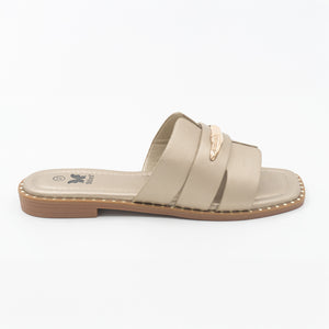 SANDALIA MUJER STHEF CASUAL DORADO 8456