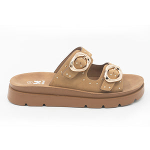 SANDALIA MUJER STHEF CASUAL BEIGE 8428
