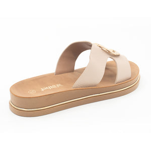 SANDALIA MUJER STHEF CASUAL BEIGE 8379