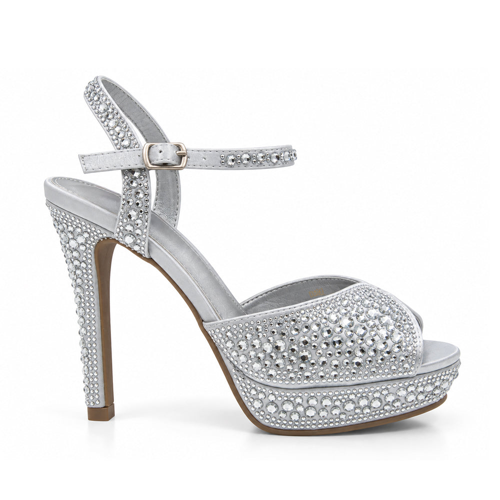 SANDALIA MUJER STHEF FIESTA PLATA 8482