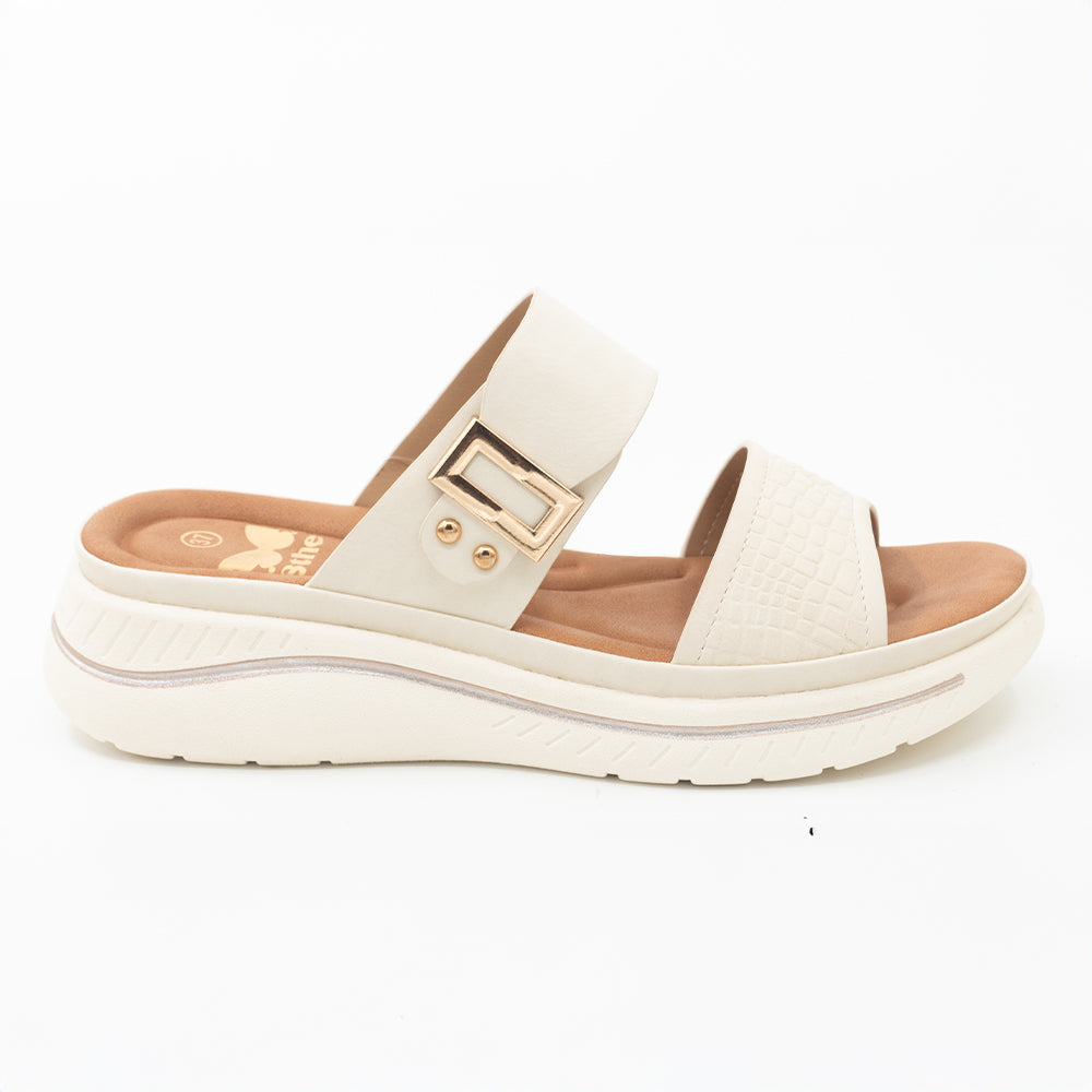 SANDALIA MUJER STHEF CASUAL BEIGE 8446