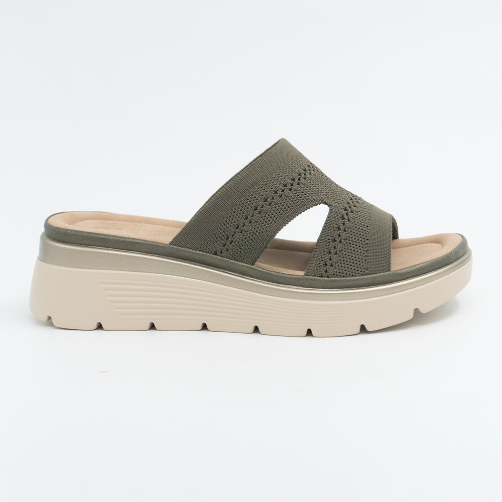SANDALIA MUJER STHEF CASUAL OLIVO 8472