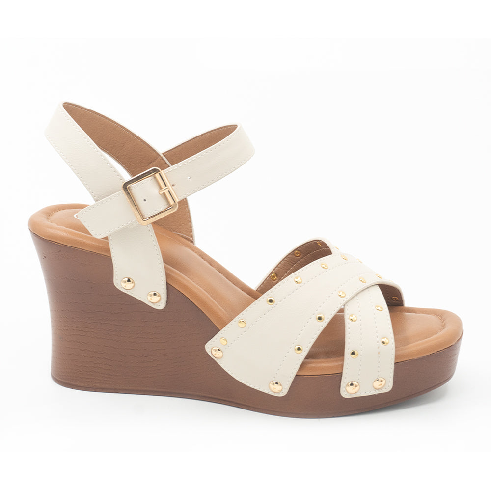 SANDALIA MUJER STHEF CASUAL OFF WHITE 8412