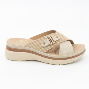 SANDALIA MUJER STHEF CASUAL OFF WHITE 8471