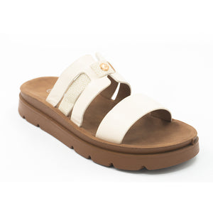 SANDALIA MUJER STHEF CASUAL BEIGE 8427