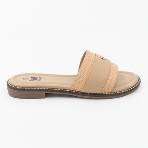 SANDALIA MUJER STHEF CASUAL BEIGE 8454
