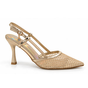 ZAPATO MUJER STHEF FIESTA DORADO 8540