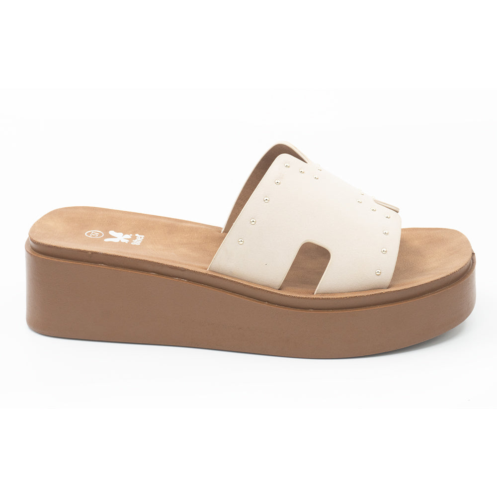 SANDALIA MUJER STHEF CASUAL BEIGE 8431