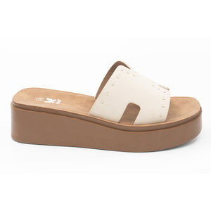 SANDALIA MUJER STHEF CASUAL BEIGE 8431