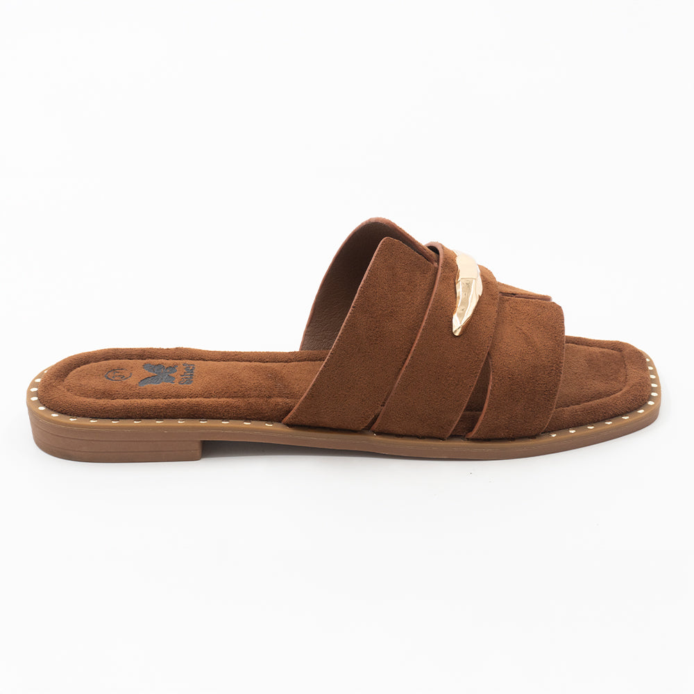 SANDALIA MUJER STHEF CASUAL MARRON 8456