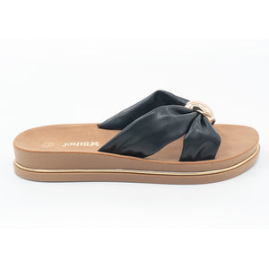 SANDALIA MUJER STHEF CASUAL NEGRO 8380