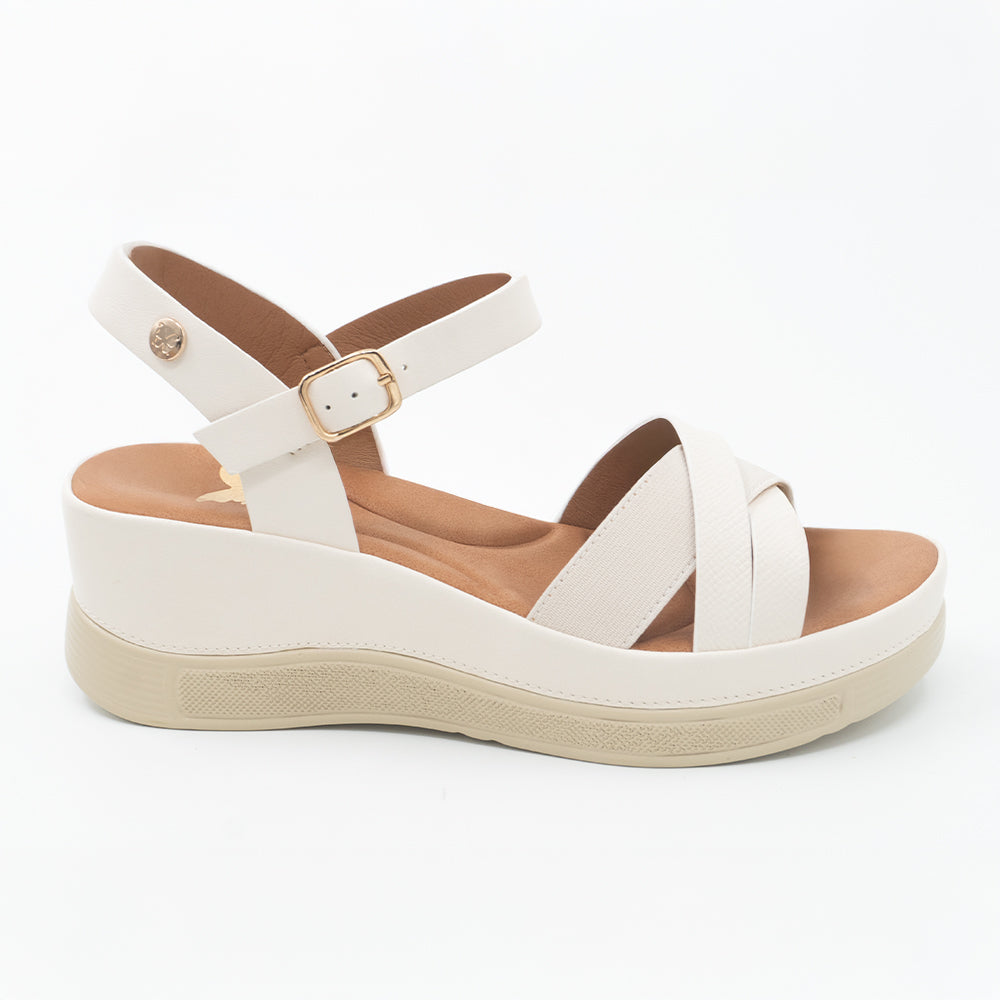 SANDALIA MUJER STHEF CASUAL OFF WHITE 8443