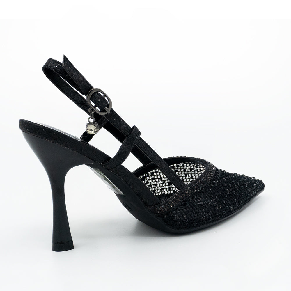 ZAPATO MUJER STHEF FIESTA NEGRO 8541