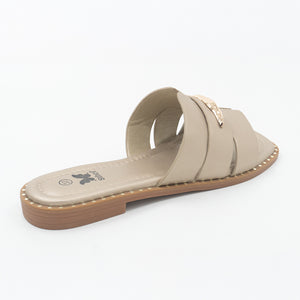 SANDALIA MUJER STHEF CASUAL DORADO 8456