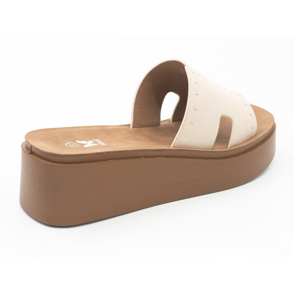 SANDALIA MUJER STHEF CASUAL BEIGE 8431