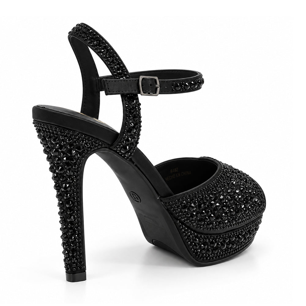 SANDALIA MUJER STHEF FIESTA NEGRO 8482