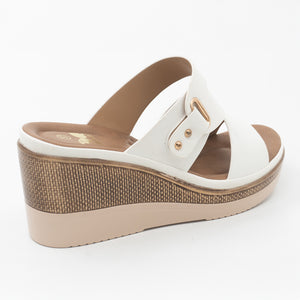 SANDALIA MUJER STHEF CASUAL OFF WHITE 8469
