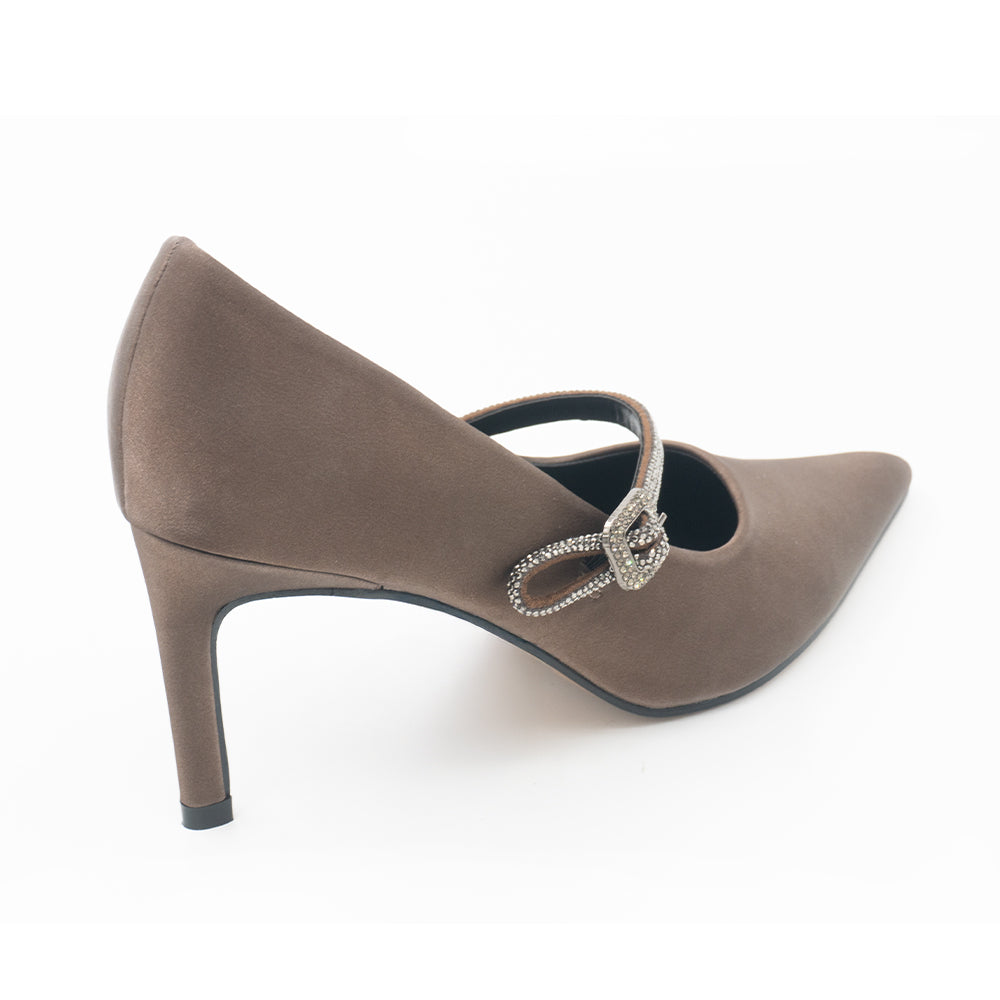 ZAPATO MUJER STHEF VESTIR CAFE 8477