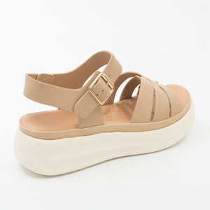 SANDALIA MUJER STHEF CASUAL BEIGE 8447