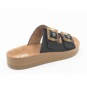SANDALIA MUJER STHEF CASUAL NEGRO 8425
