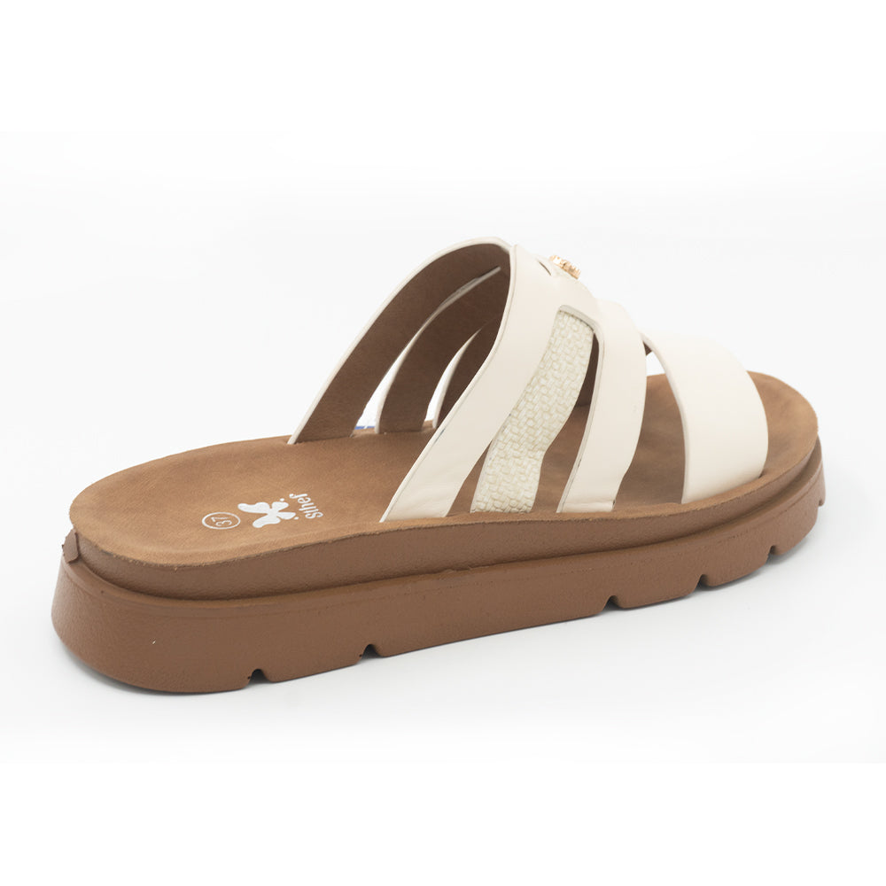SANDALIA MUJER STHEF CASUAL BEIGE 8427
