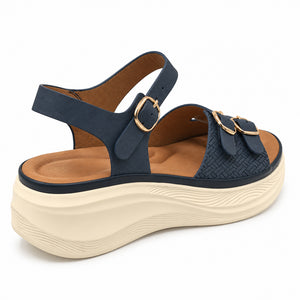 SANDALIA MUJER STHEF CASUAL AZUL 8448