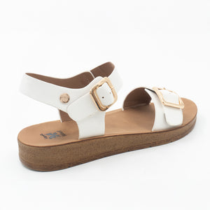 SANDALIA MUJER STHEF CASUAL BLANCO 8463