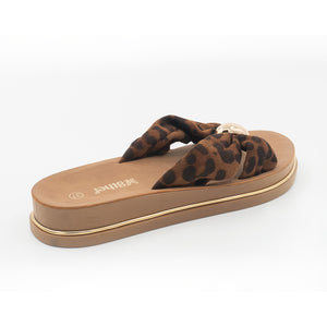 SANDALIA MUJER STHEF CASUAL ANIMAL PRINT 8380