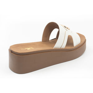 SANDALIA MUJER STHEF CASUAL BLANCO 8429