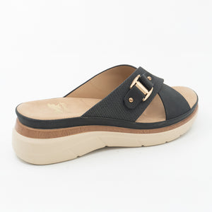 SANDALIA MUJER STHEF CASUAL NEGRO 8471