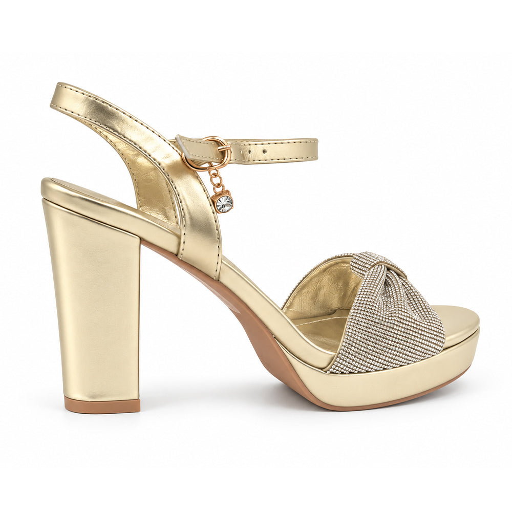 SANDALIA MUJER STHEF FIESTA DORADO 8535
