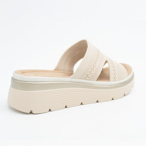 SANDALIA MUJER STHEF CASUAL BEIGE 8472