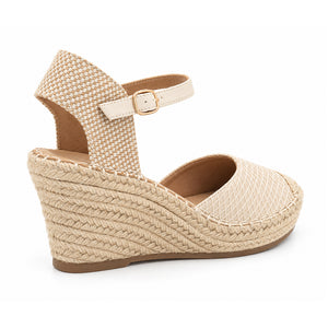 SANDALIA MUJER STHEF CASUAL BEIGE 8423