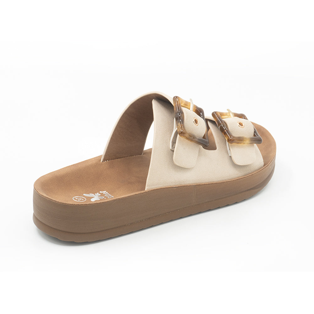 SANDALIA MUJER STHEF CASUAL BEIGE 8425