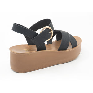 SANDALIA MUJER STHEF CASUAL NEGRO 8372