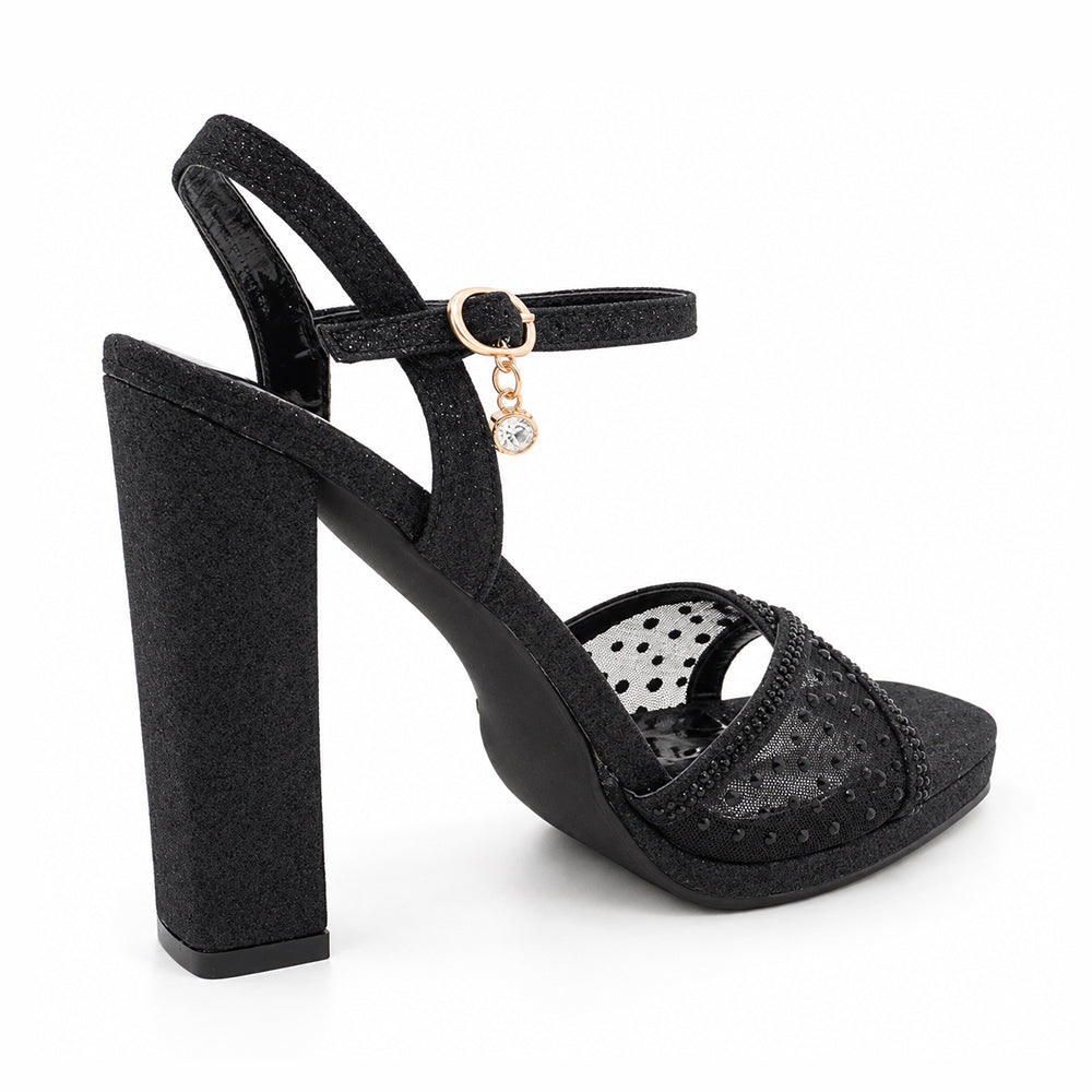 SANDALIA MUJER STHEF FIESTA NEGRO 8518