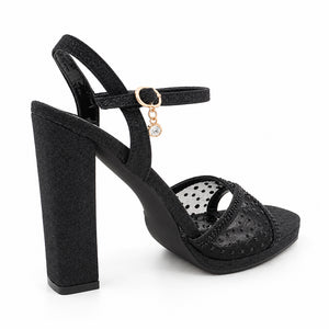 SANDALIA MUJER STHEF FIESTA NEGRO 8518
