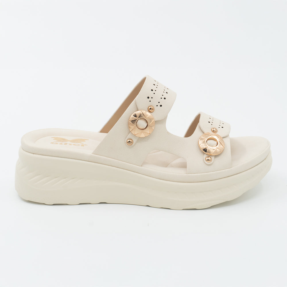 SANDALIA MUJER STHEF CASUAL BEIGE 8466