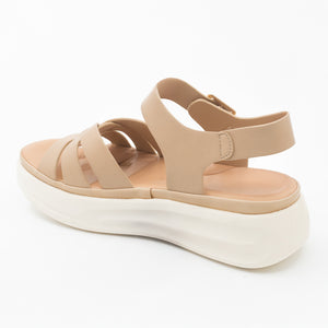 SANDALIA MUJER STHEF CASUAL BEIGE 8447