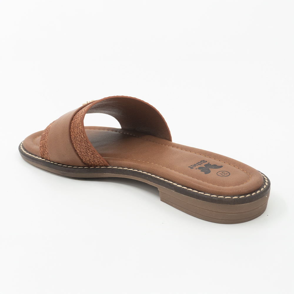 SANDALIA MUJER STHEF CASUAL COGNAC 8454