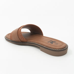SANDALIA MUJER STHEF CASUAL COGNAC 8454