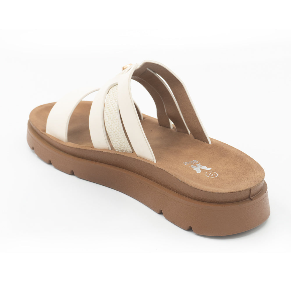 SANDALIA MUJER STHEF CASUAL BEIGE 8427