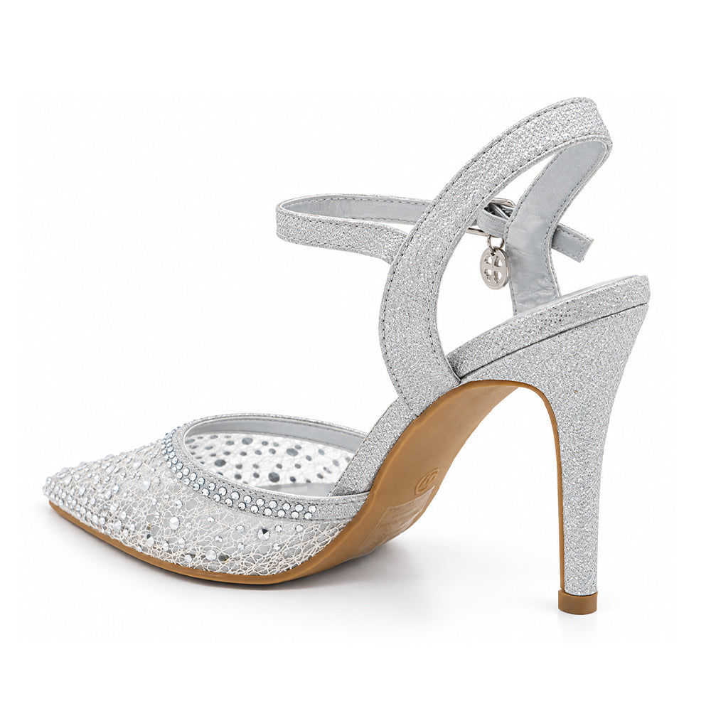 ZAPATO MUJER STHEF FIESTA PLATA 8303